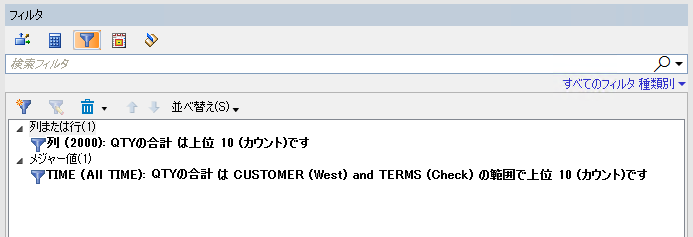 Sas Help Center Olapキューブでのデータのフィルタリングと並べ替え