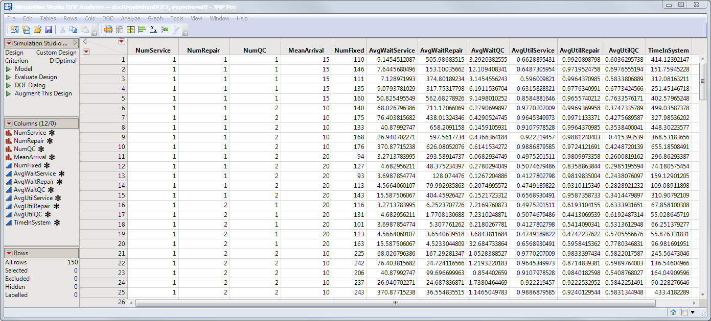 simulate results in jmp 13