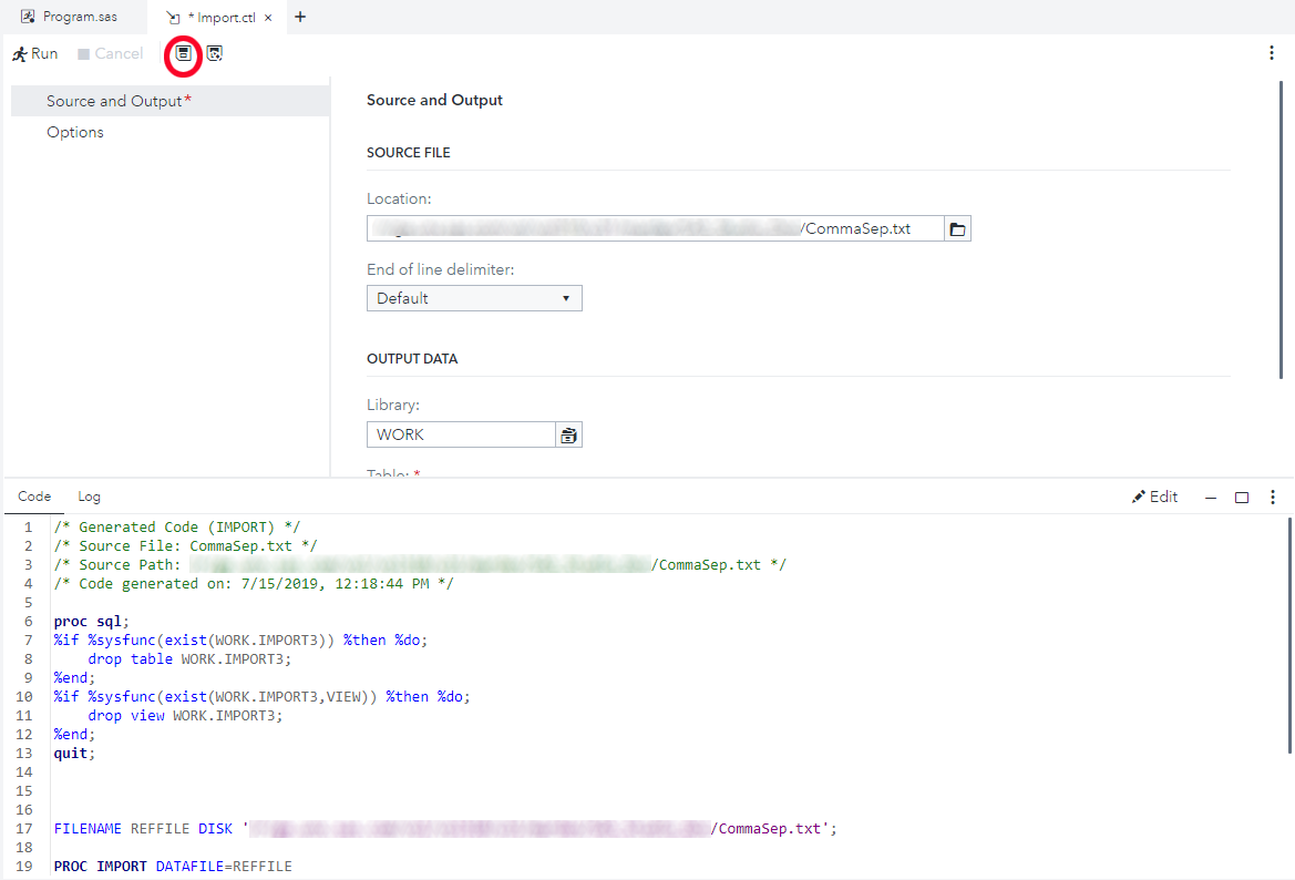 import excel into sas jmp